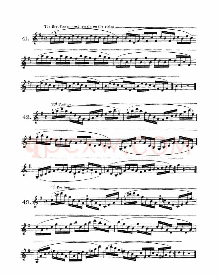 School of Mechanism,Op.74（小提琴技巧 作品.74）