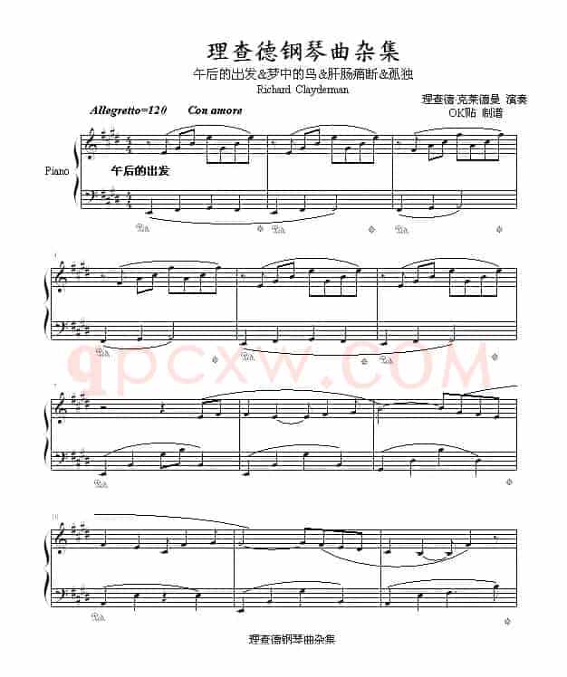 理查德钢琴曲杂集