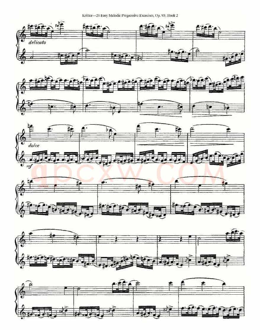 柯勒练习曲作品93号（二）