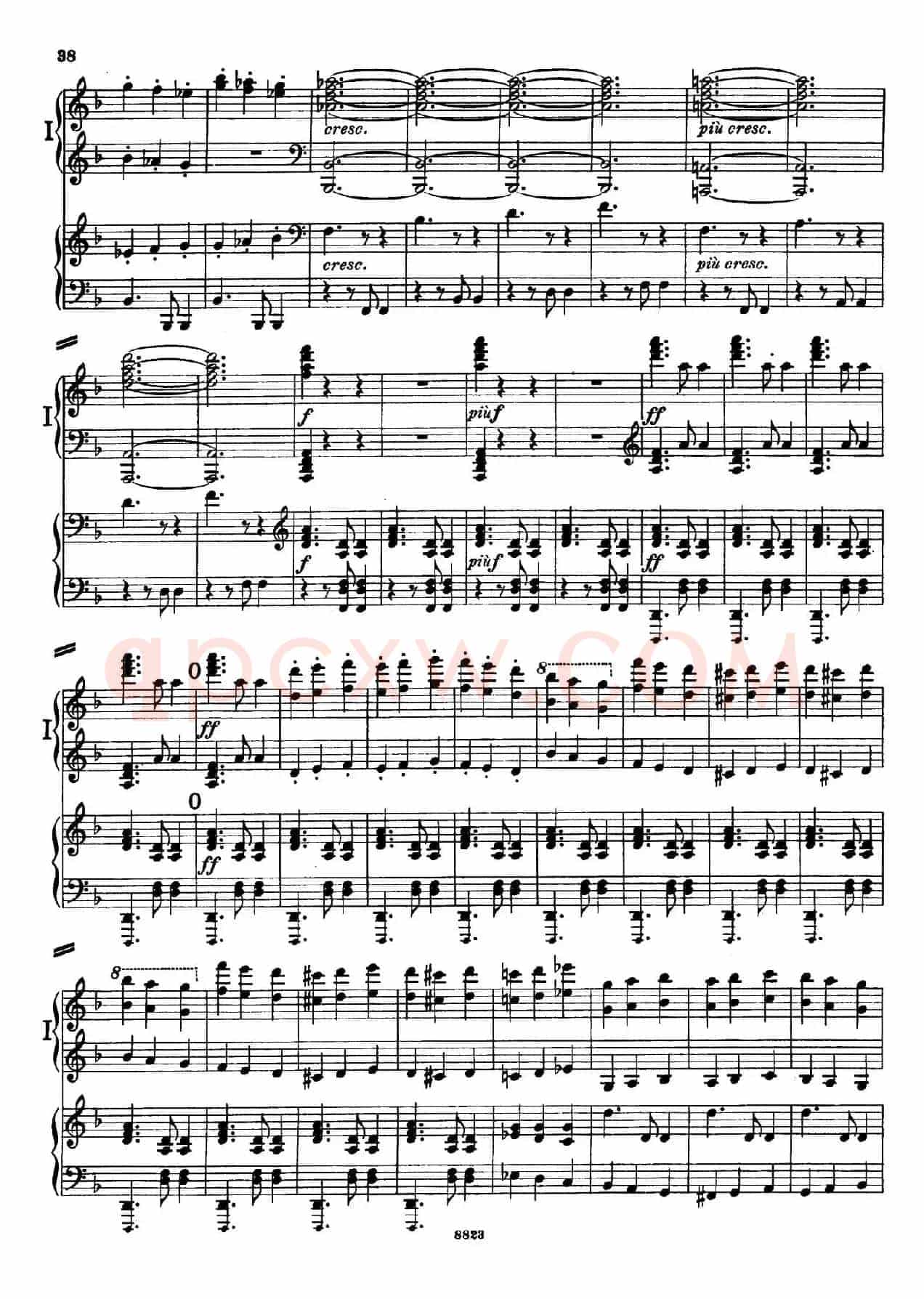 d小调第九交响曲 Op.125(双钢琴P33——42)