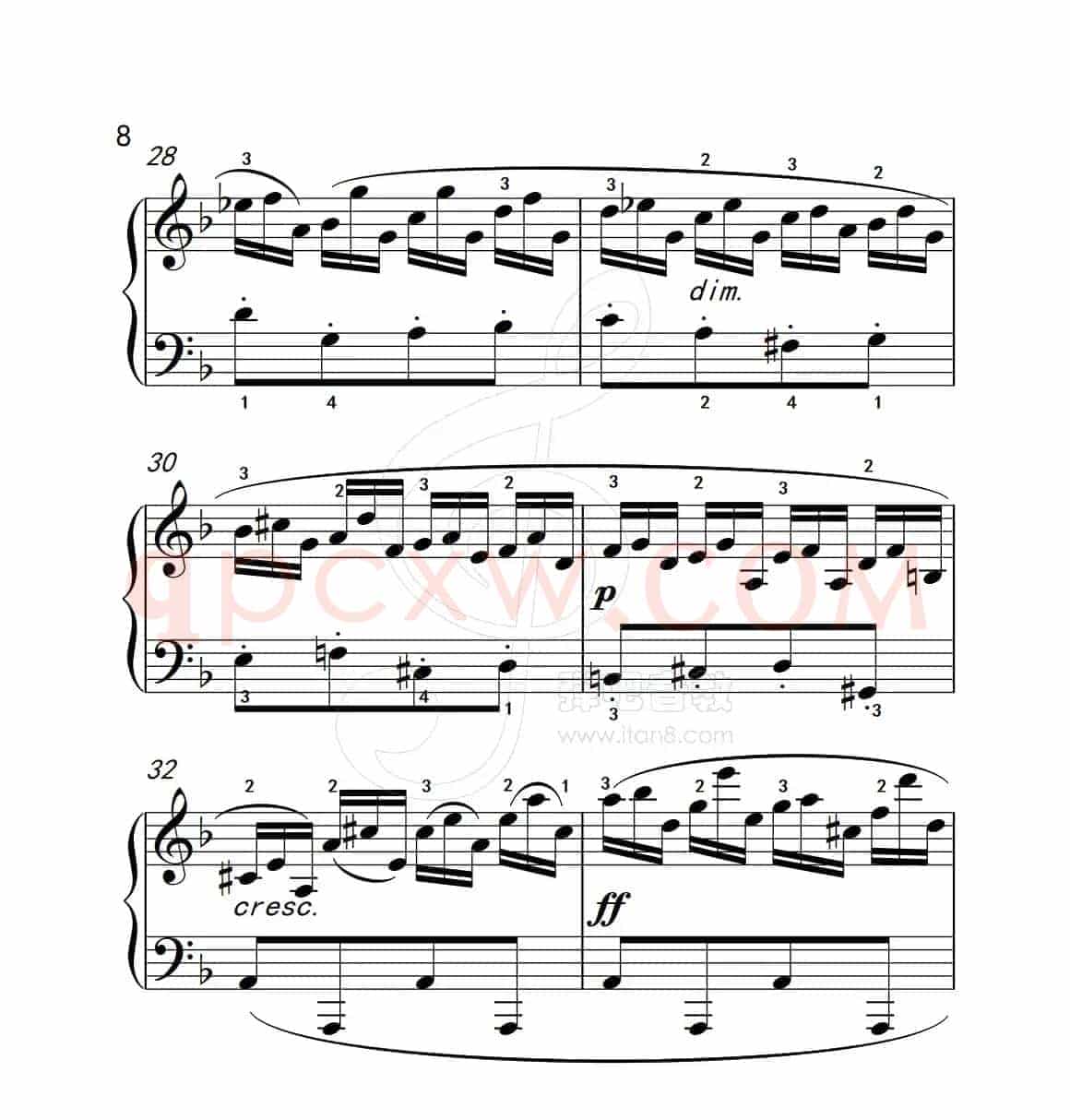练习曲 18（克拉莫钢琴练习曲60首）