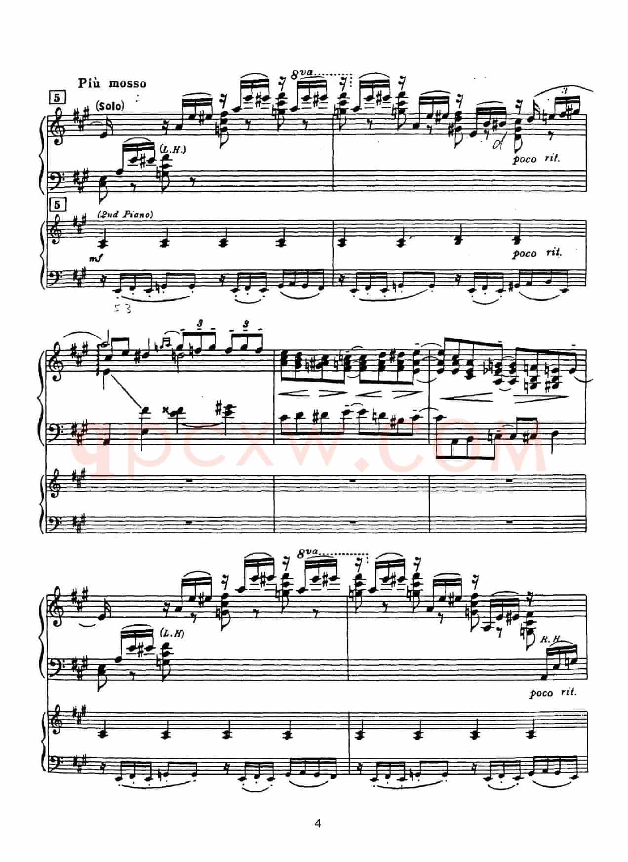 Rhapsody in Blue（蓝色狂想曲）（双钢琴）