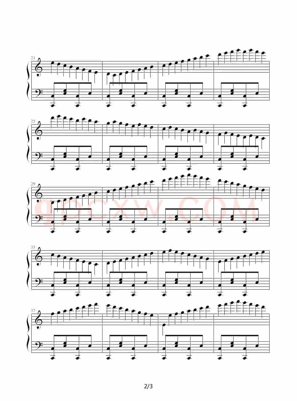 C大调练习曲