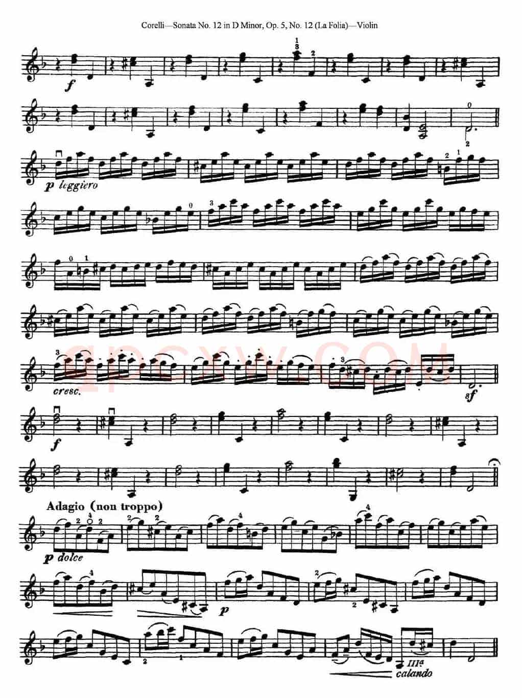 Sonata No.12 in D Minor Op.5 No.12