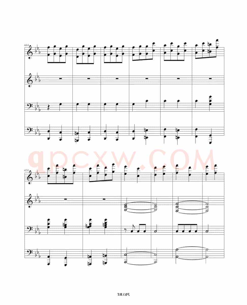 命运交响曲（四手联弹）