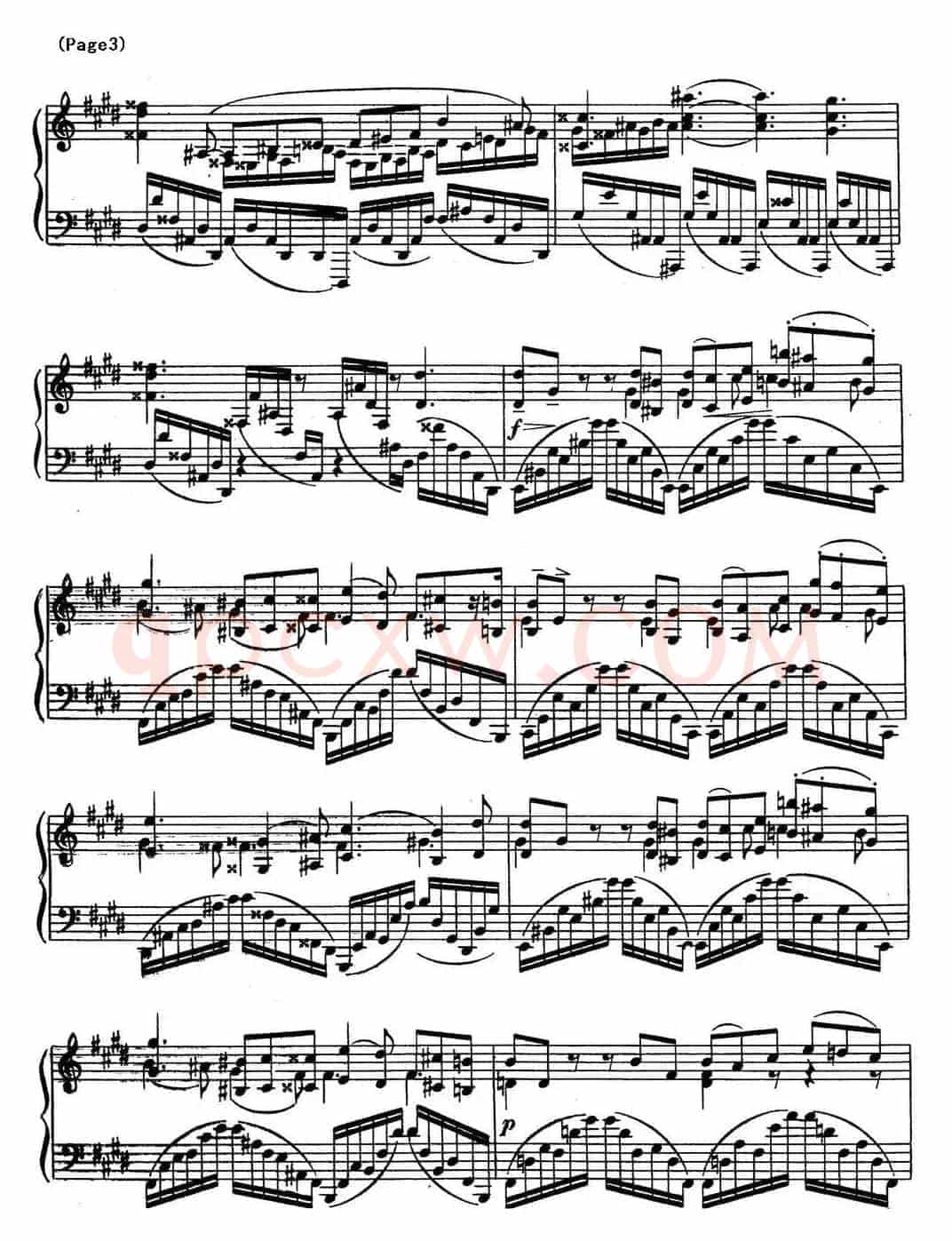 斯克里亚宾8首钢琴练习曲 Op42(No.5 Alexander Scriabin Etudes)