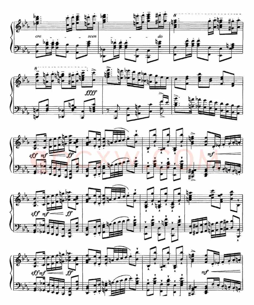 柴可夫斯基18首钢琴小品Op.72(7.Polacca de concert)