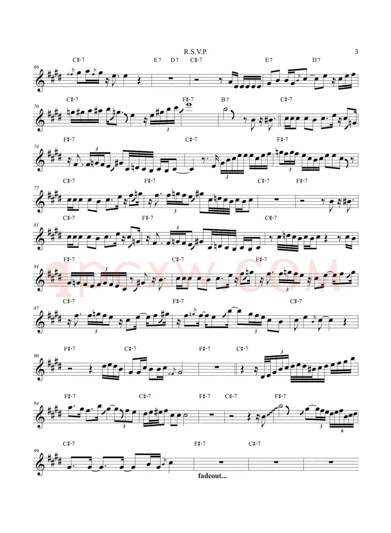 R.S.V.P（中音萨克斯）
