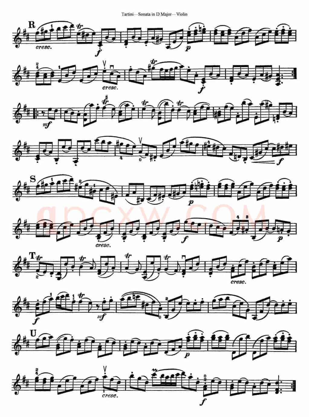 Violin Sonata in D Major
