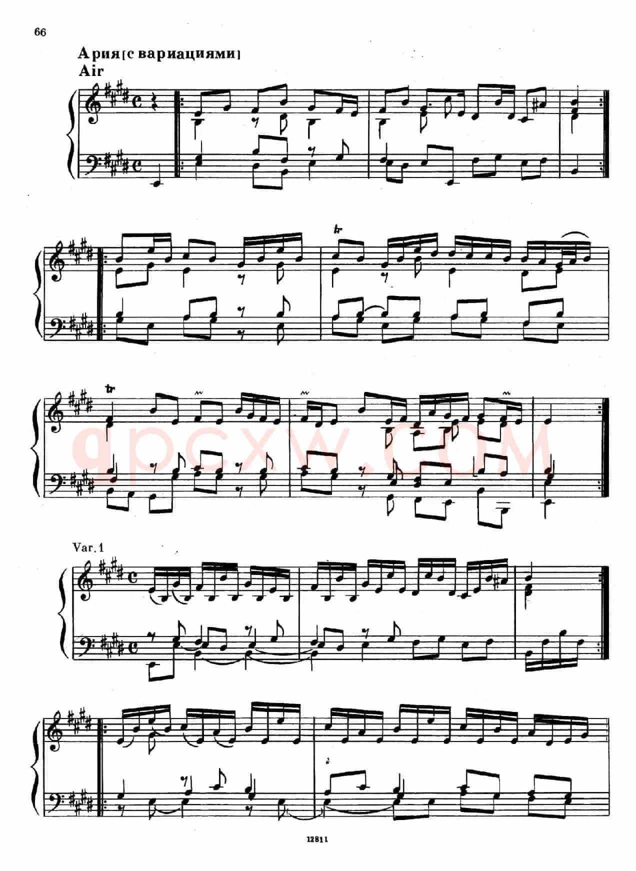 Suite No.5 in E Major HWV 430(E大调第五组曲)