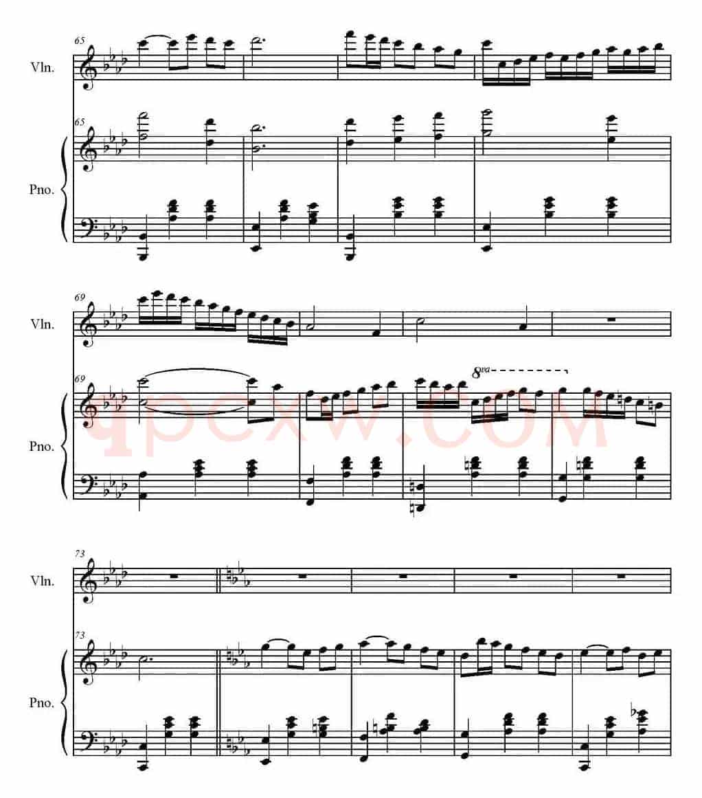 Sonate Verte（3-Valse、小提琴+钢琴伴奏）
