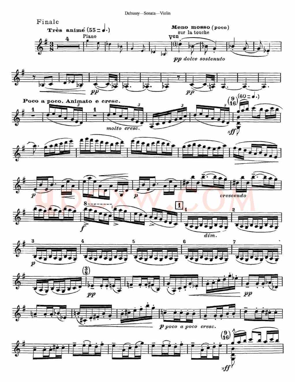Debussy Sonata