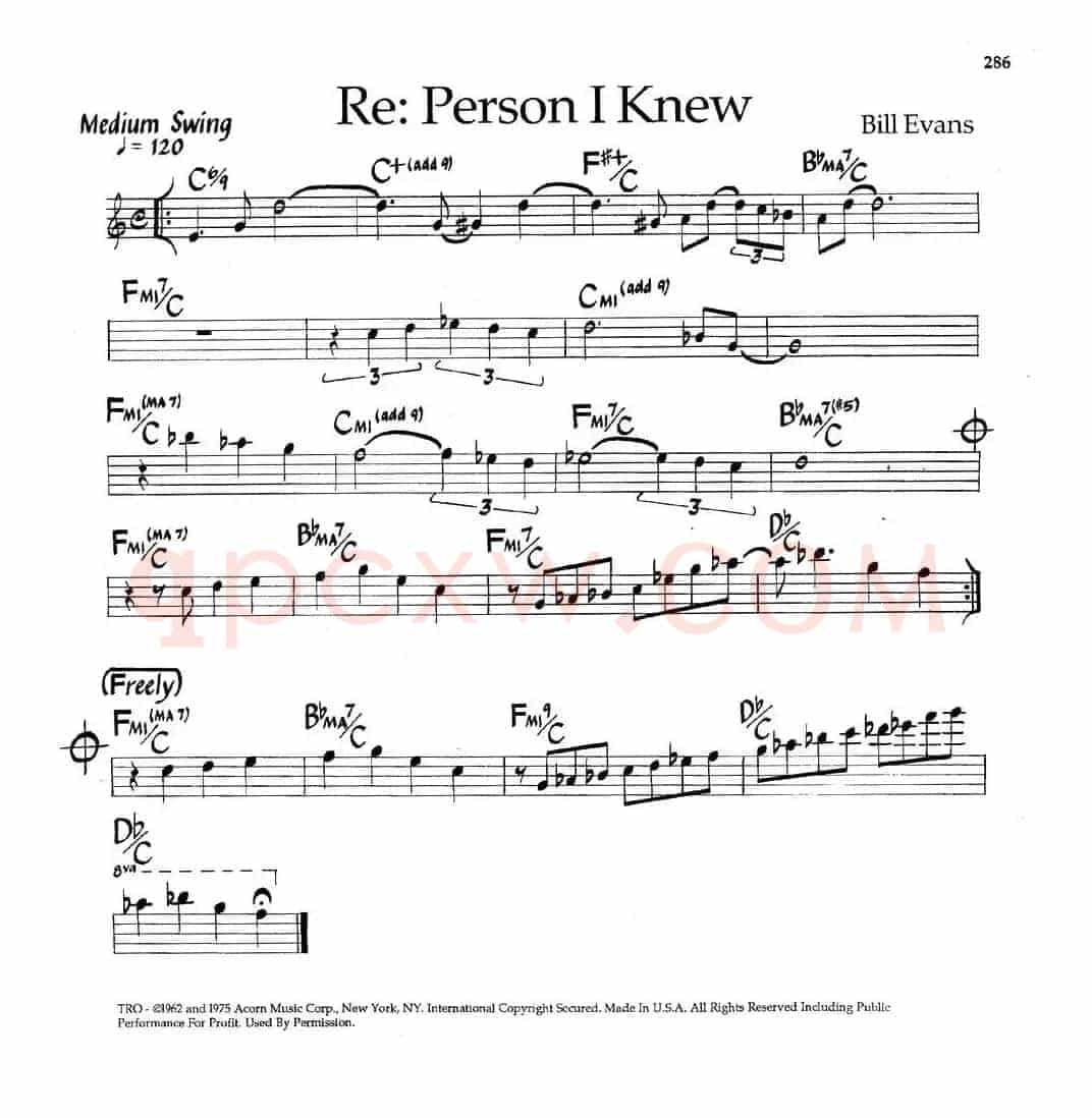 Re:Person I Knew（爵士钢琴曲）