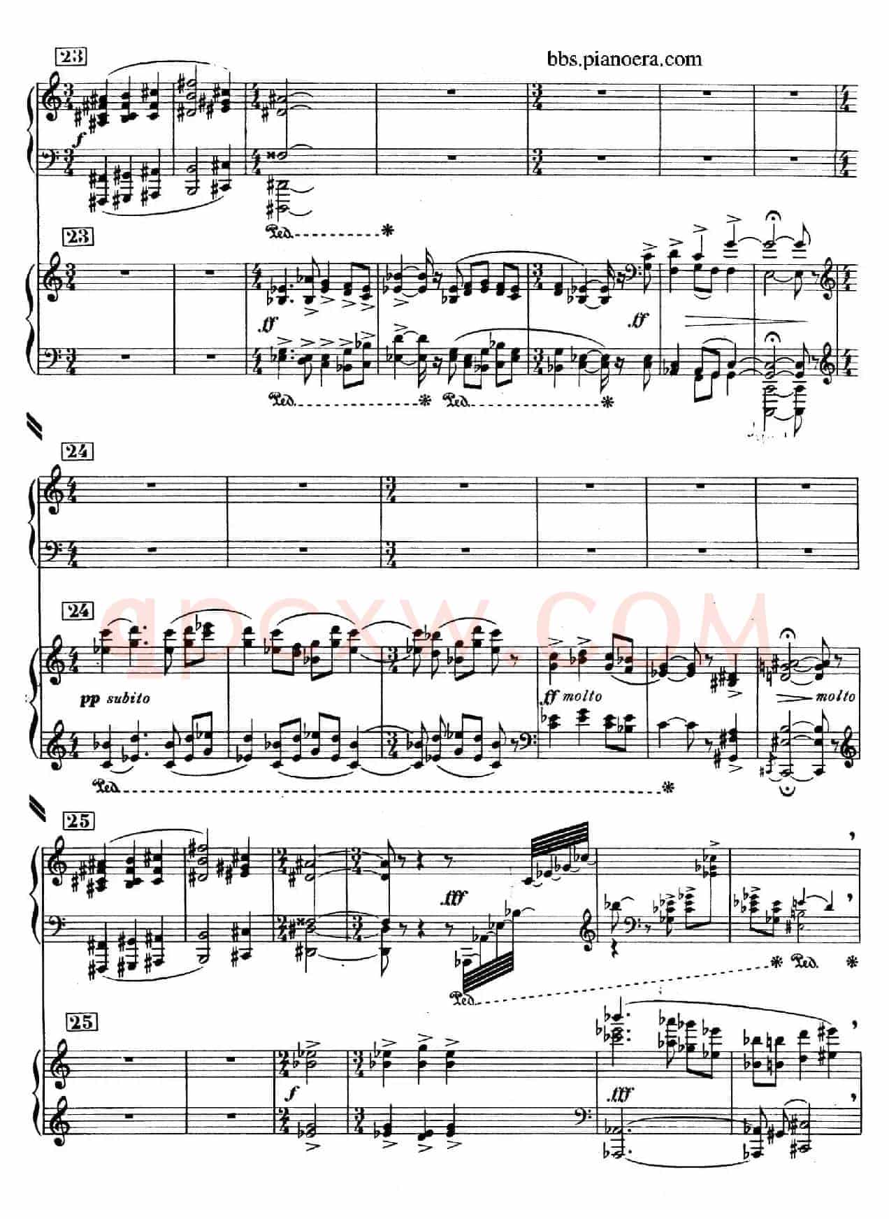Piano Concerto in c-sharp Minor (升c小调钢琴协奏曲·第一乐章)