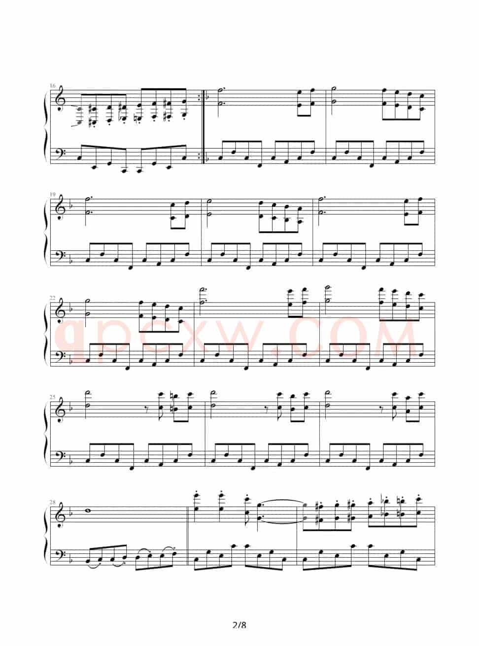 C大调奏鸣曲（曹博来作曲版）