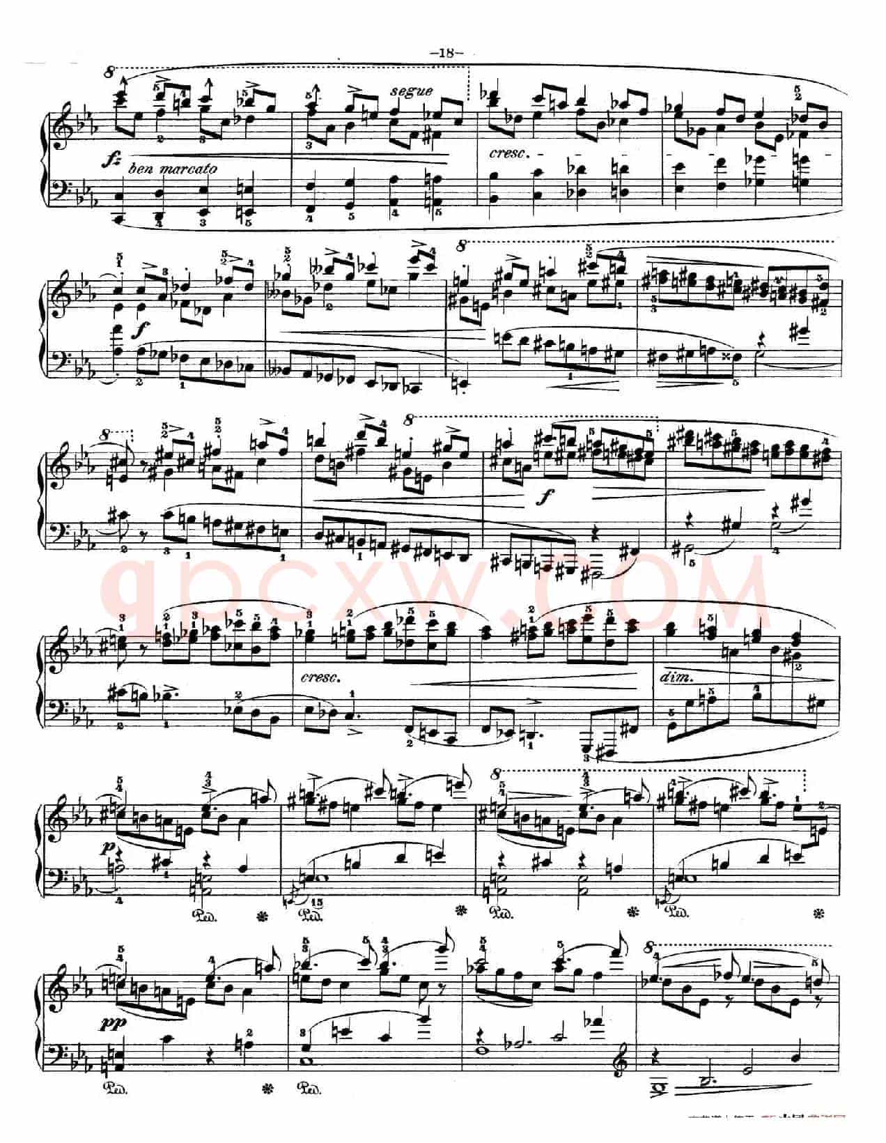 Piano Sonata No.1 in c Minor Op.4 (c小调第一钢琴奏鸣曲)
