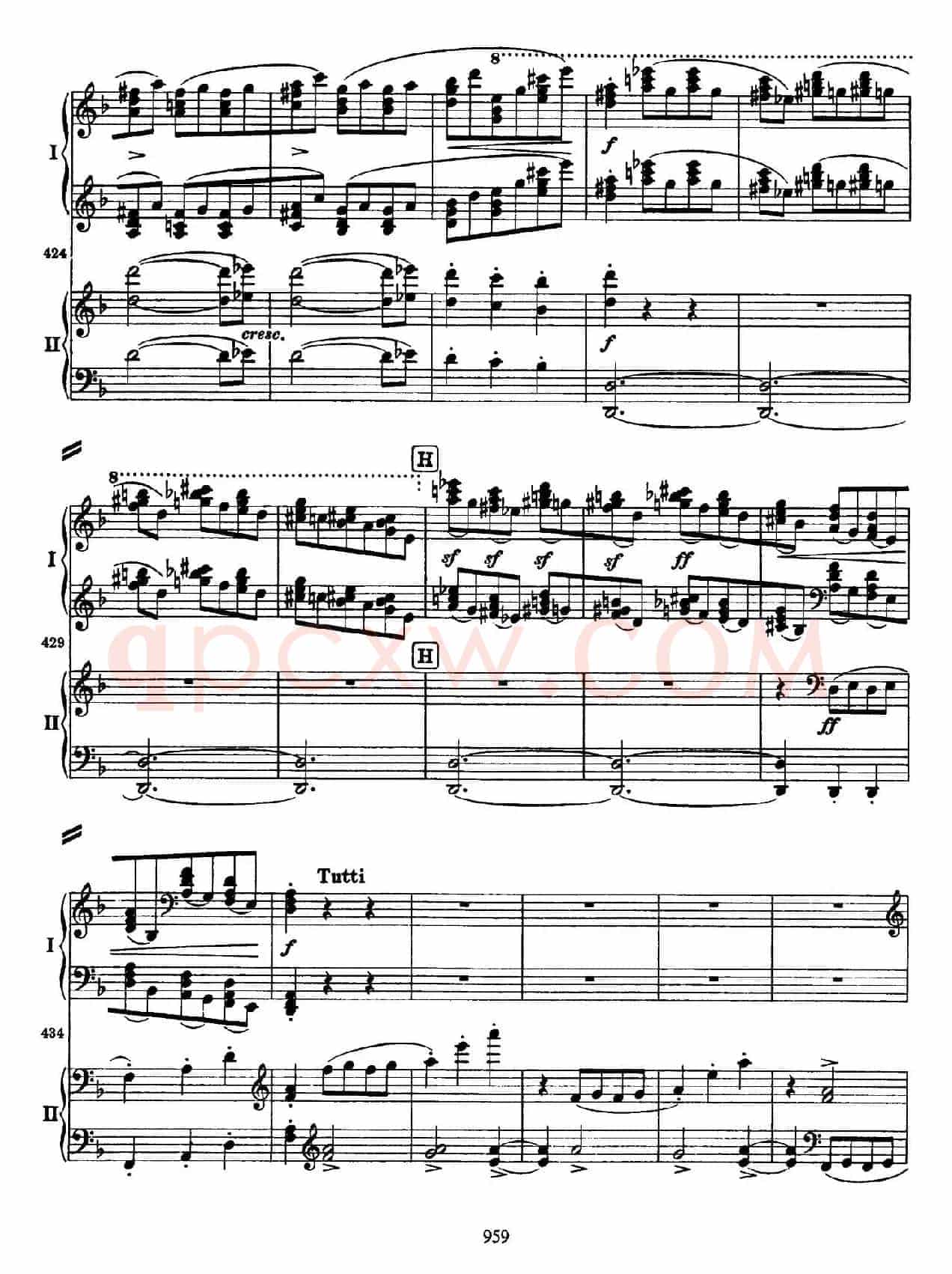 降B大调第二钢琴协奏曲（P61——70）