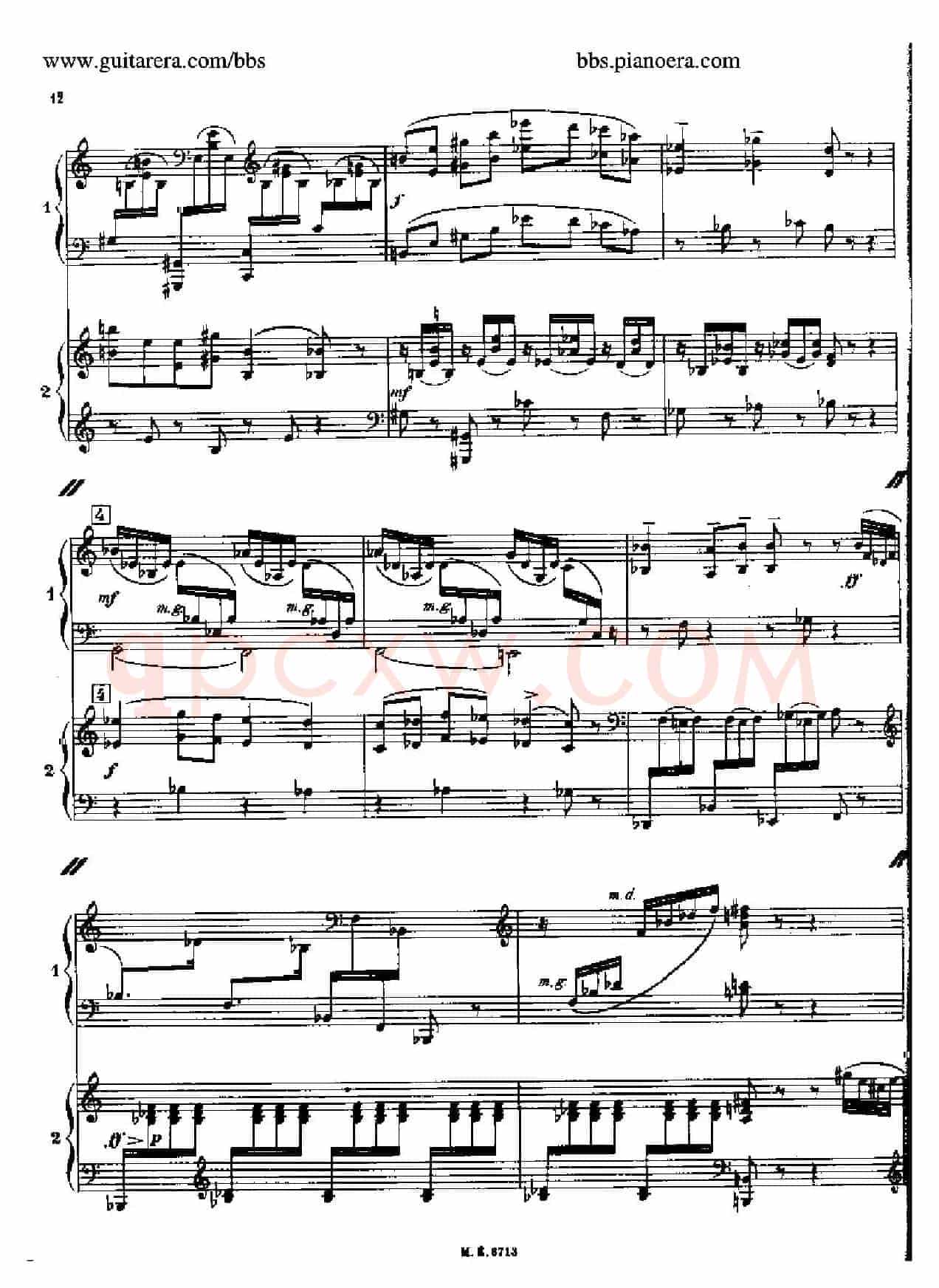 Sonata for Two Pianos(双钢琴奏鸣曲)