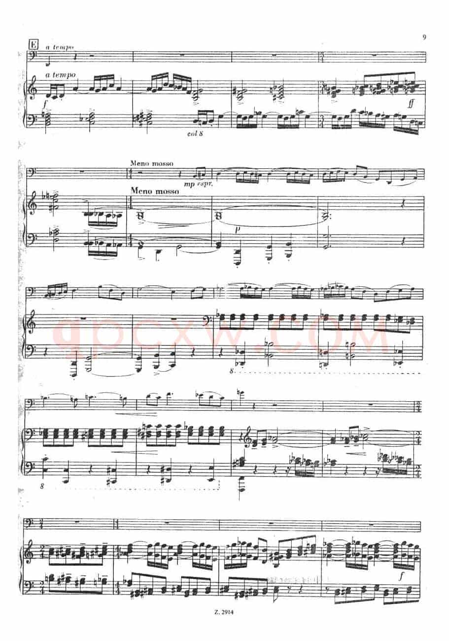 CONCERTINO（Ⅰ）（钢琴伴奏巴松协奏曲）