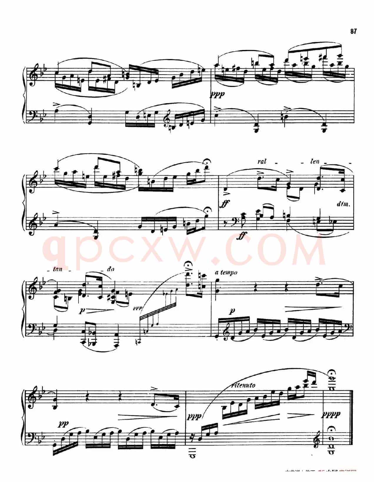 24 Characteristic Pieces Op.36(24首性格小品·16)