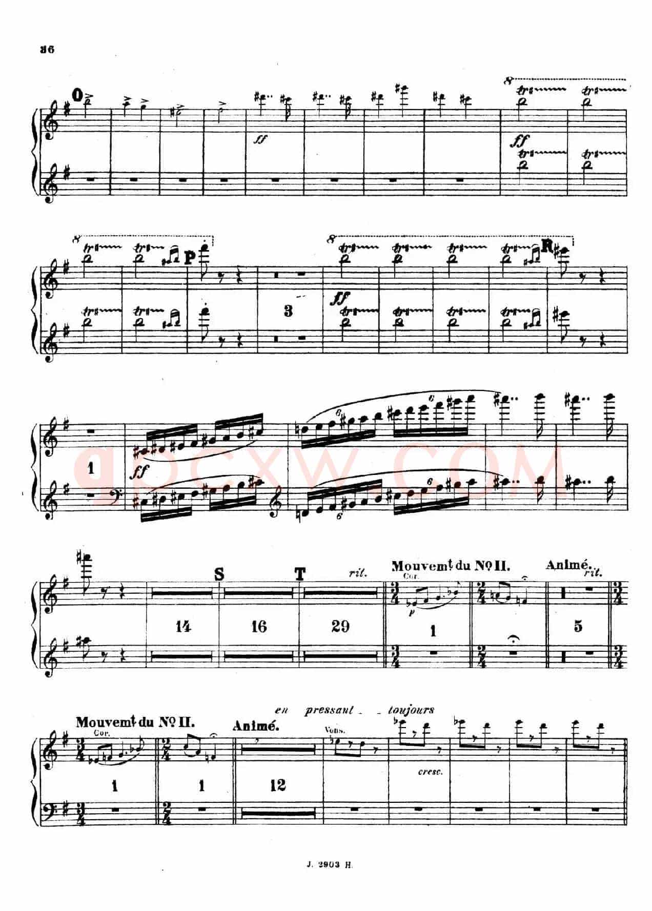 Symphony on a French Mountain Air Op.25(法国山歌交响曲·钢琴独奏·Ⅲ)