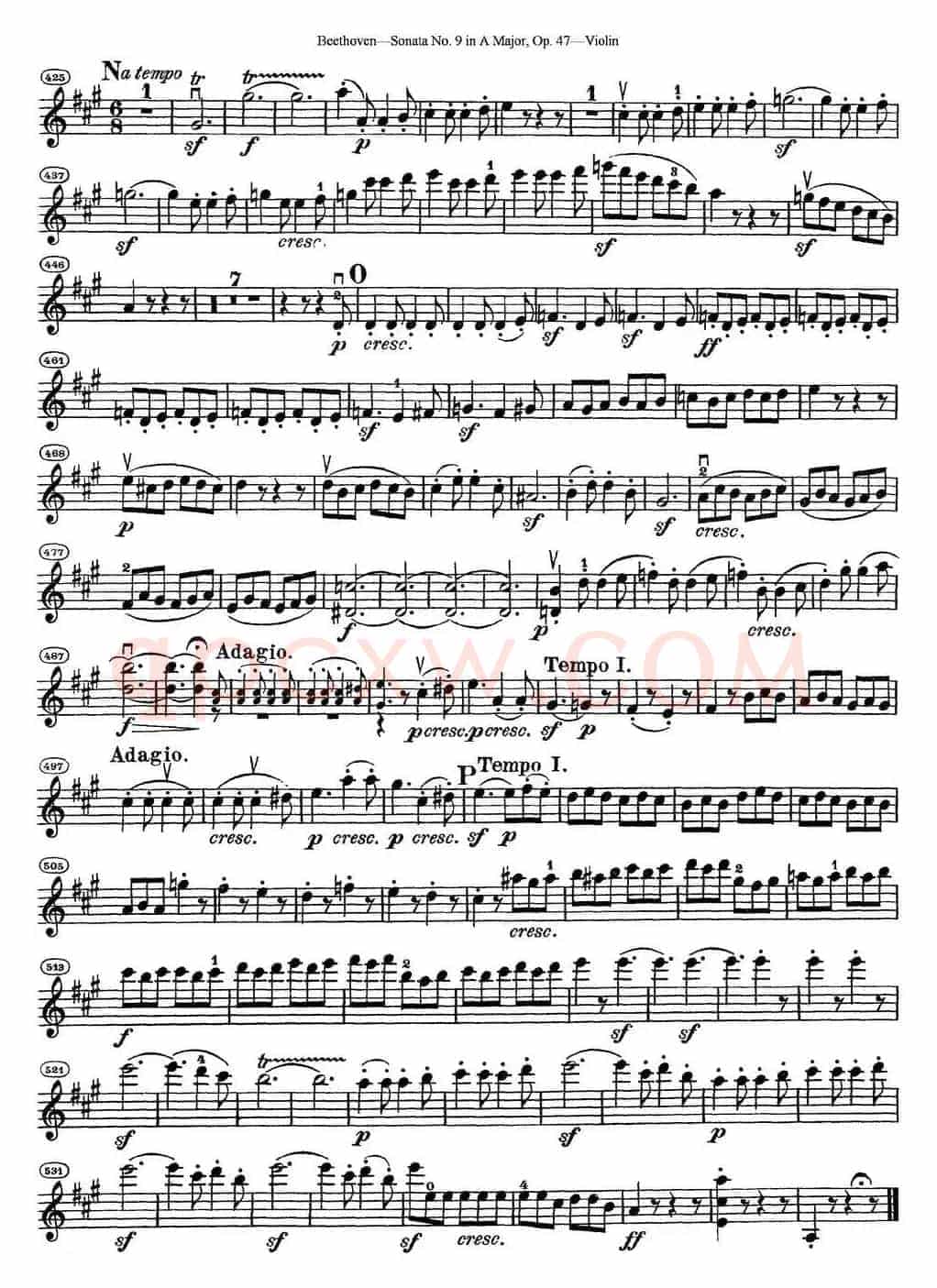 Violin Sonata No.9 in A Major Op.47