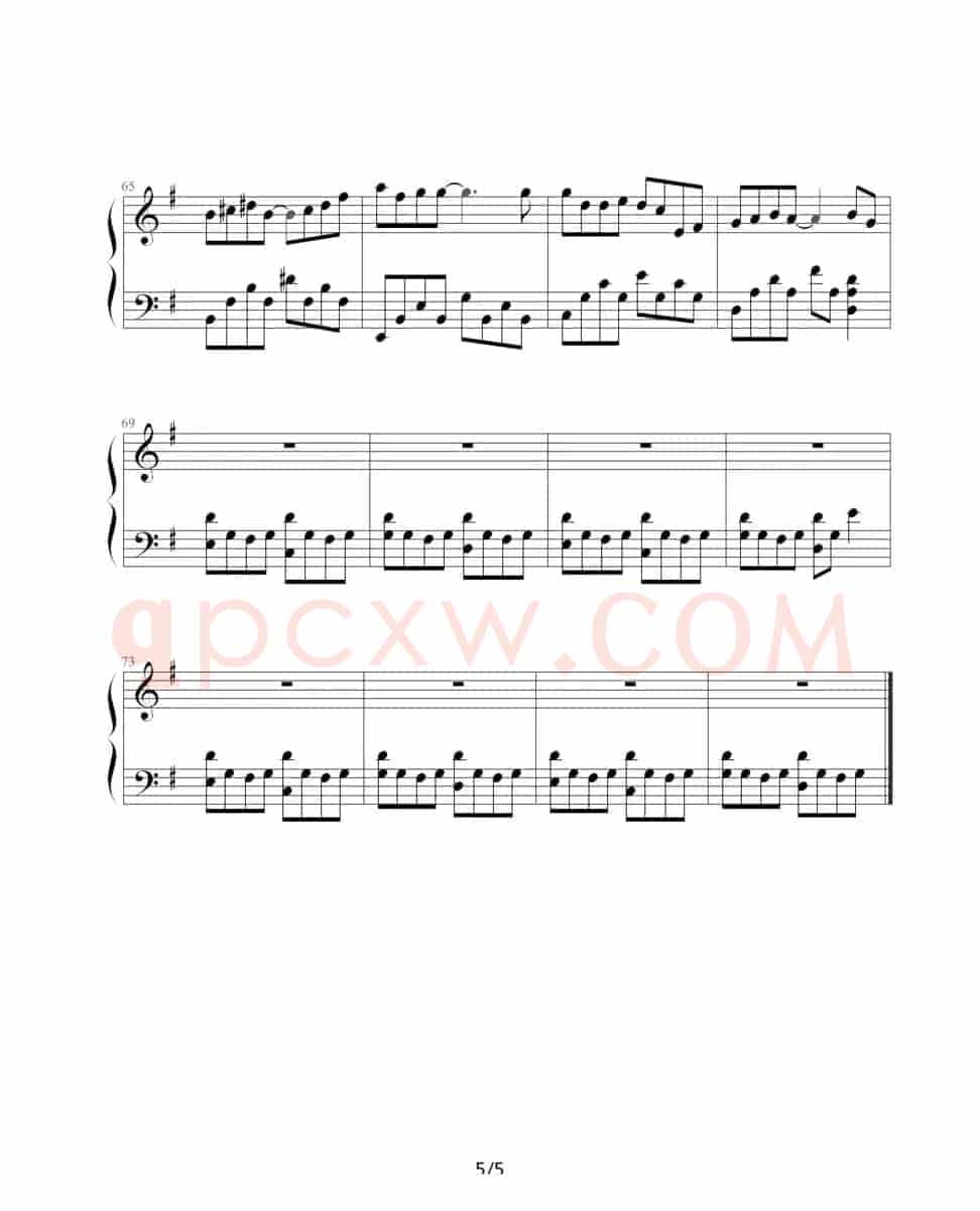 晴天（周杰伦曲、周扬记谱制谱版）