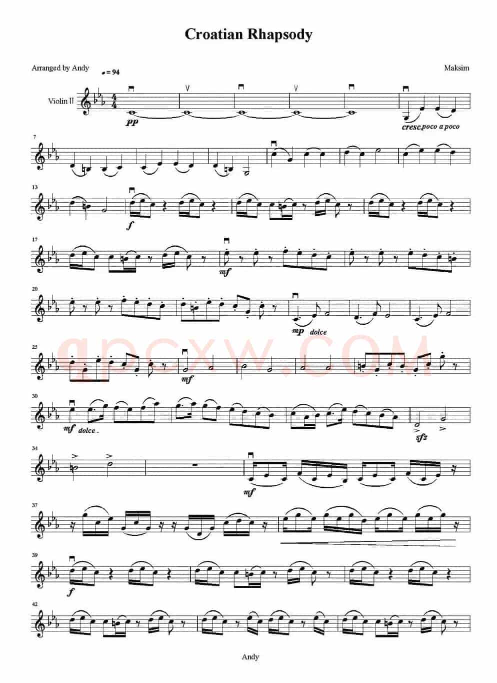 克罗地亚狂想曲（Croatian Rhapsody）