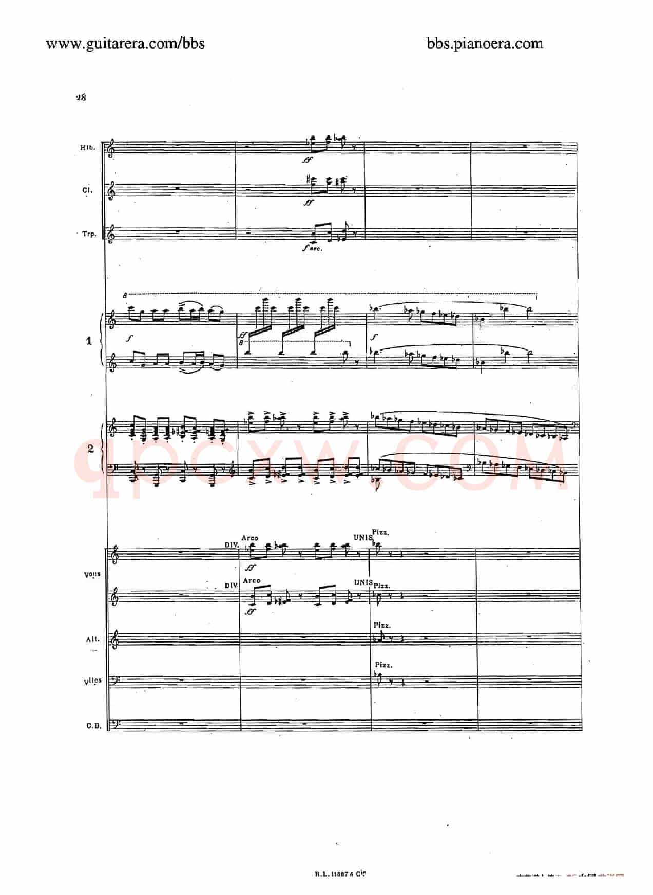 Concerto for 2 Pianos in d Minor(d小调双钢琴协奏曲·总谱)