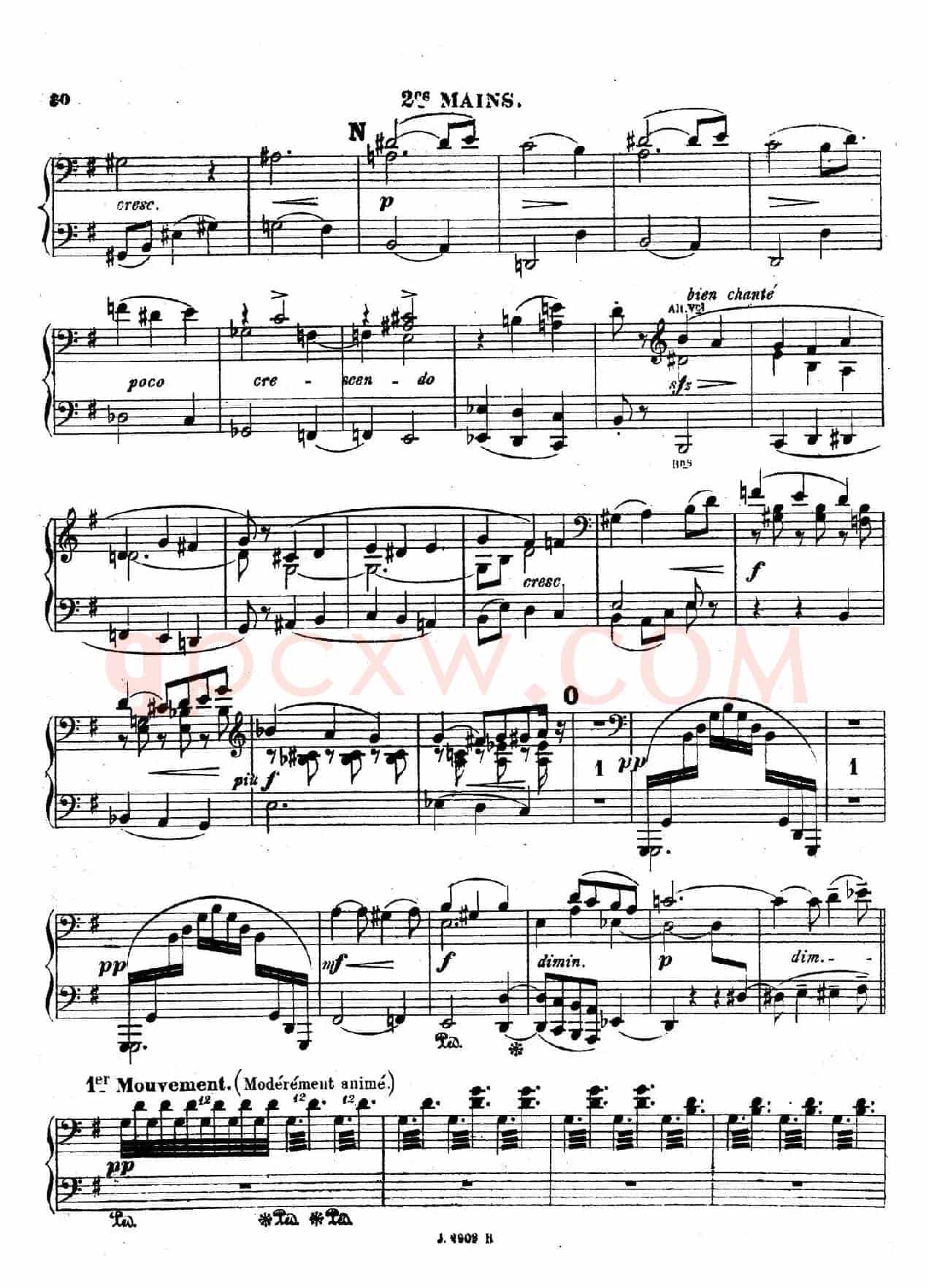 Symphony on a French Mountain Air Op.25（法国山歌交响曲·双钢琴·Ⅰ）