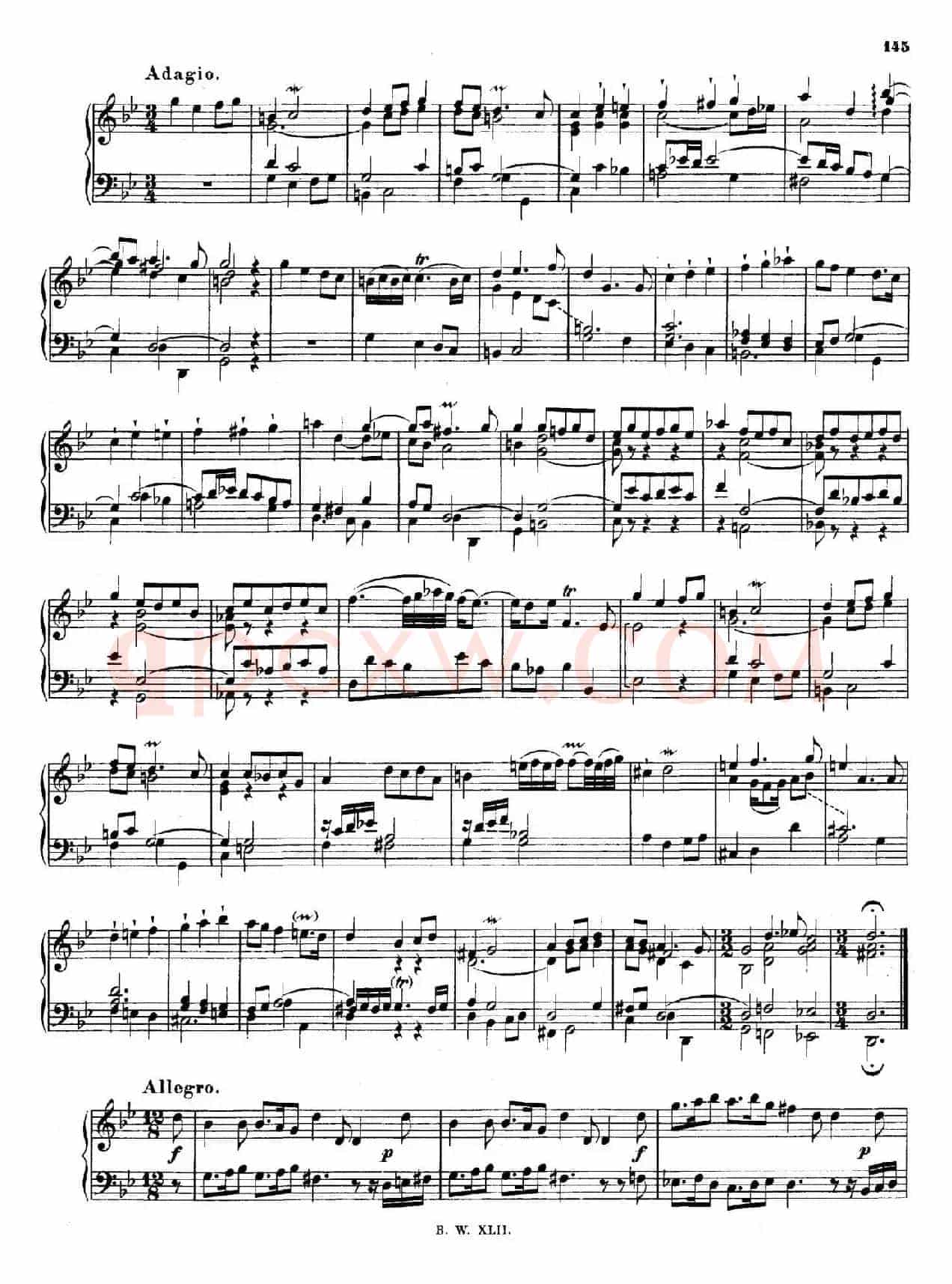 16 Concertos BWV 972-987(十六首为独奏古钢琴而作的协奏曲)(P81——90)