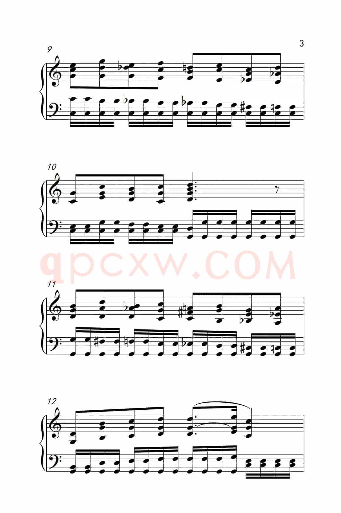 莫什科夫斯基 钢琴练习曲（第四首）