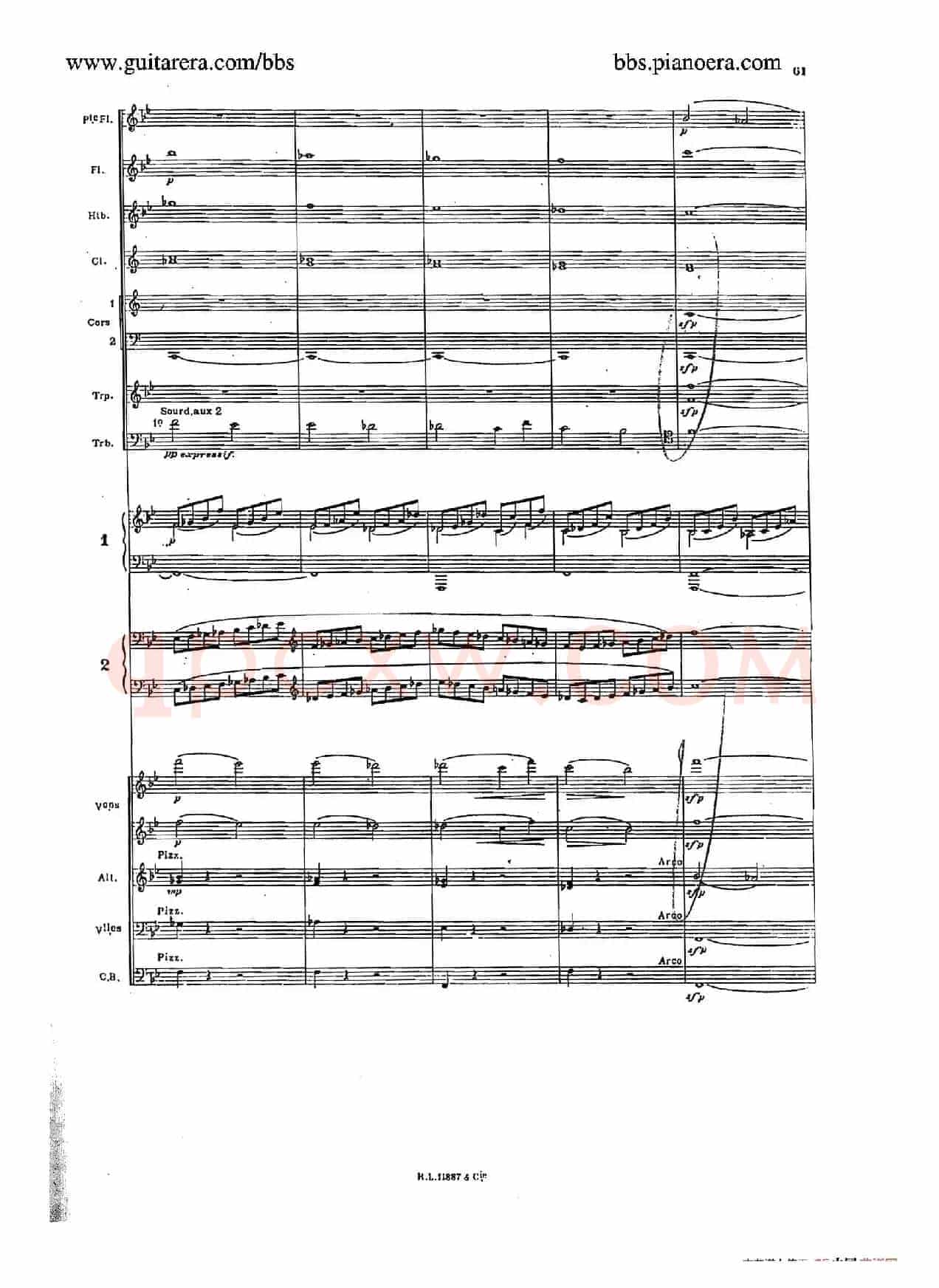 Concerto for 2 Pianos in d Minor(d小调双钢琴协奏曲·总谱)