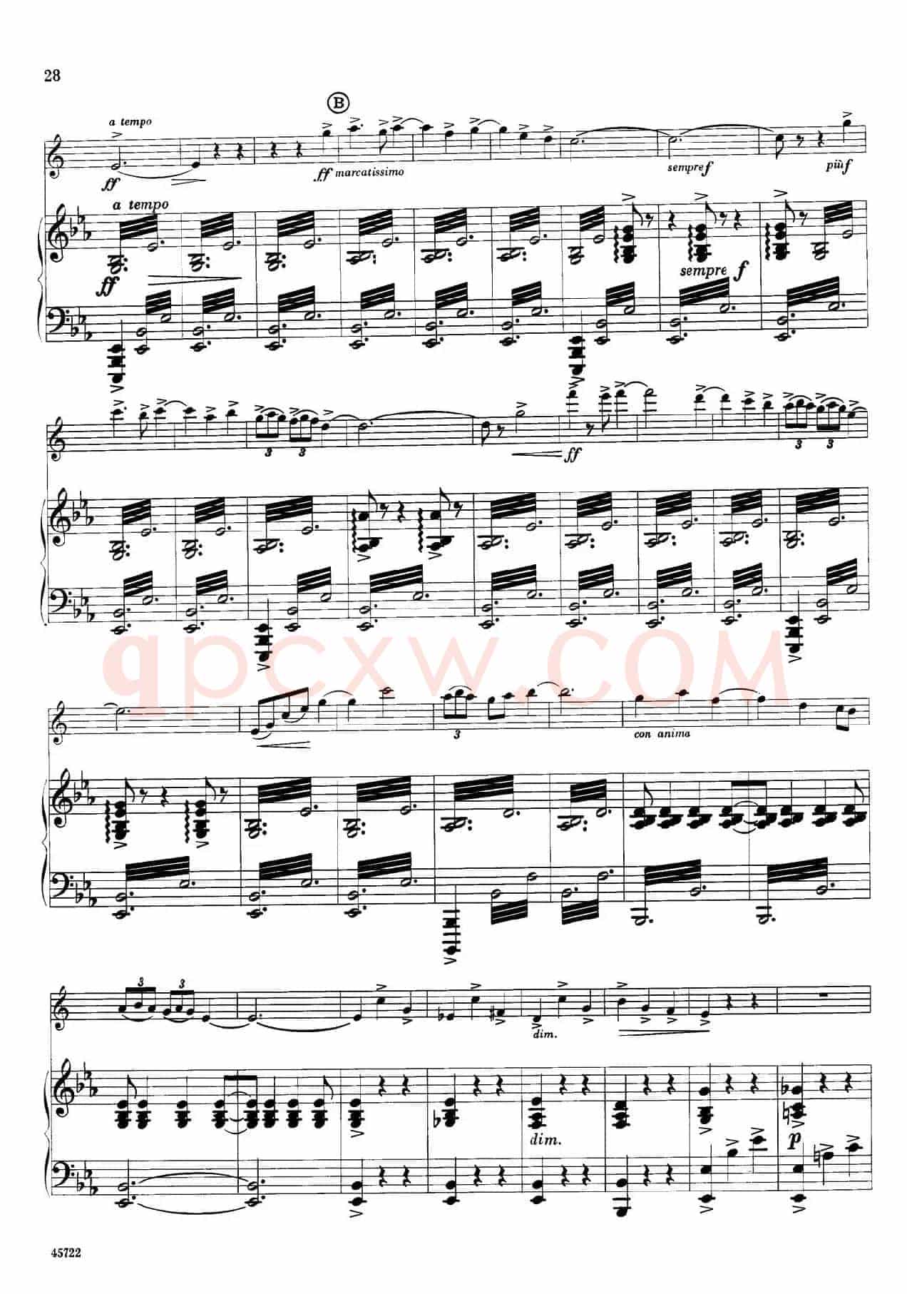 15首古典萨克斯独奏曲：6、Intermezzo（中音萨克斯+钢琴伴奏）