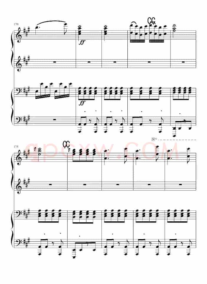 土耳其进行曲（四手联弹、周杰伦李云迪演奏版）
