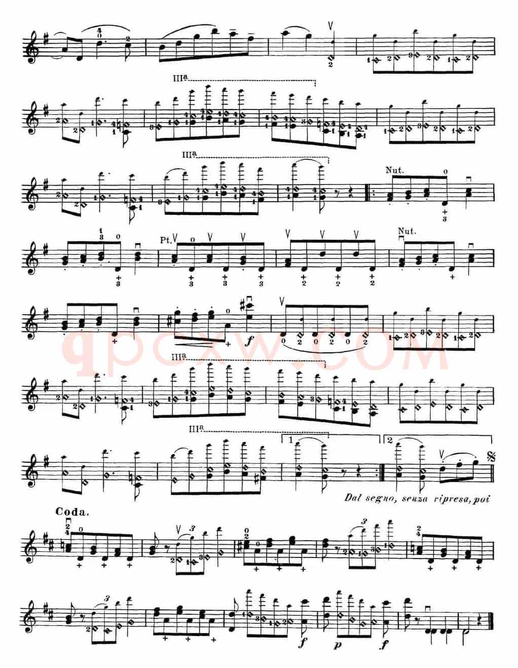 马扎斯小提琴练习曲 Op.36 第二册 华丽练习曲（57）