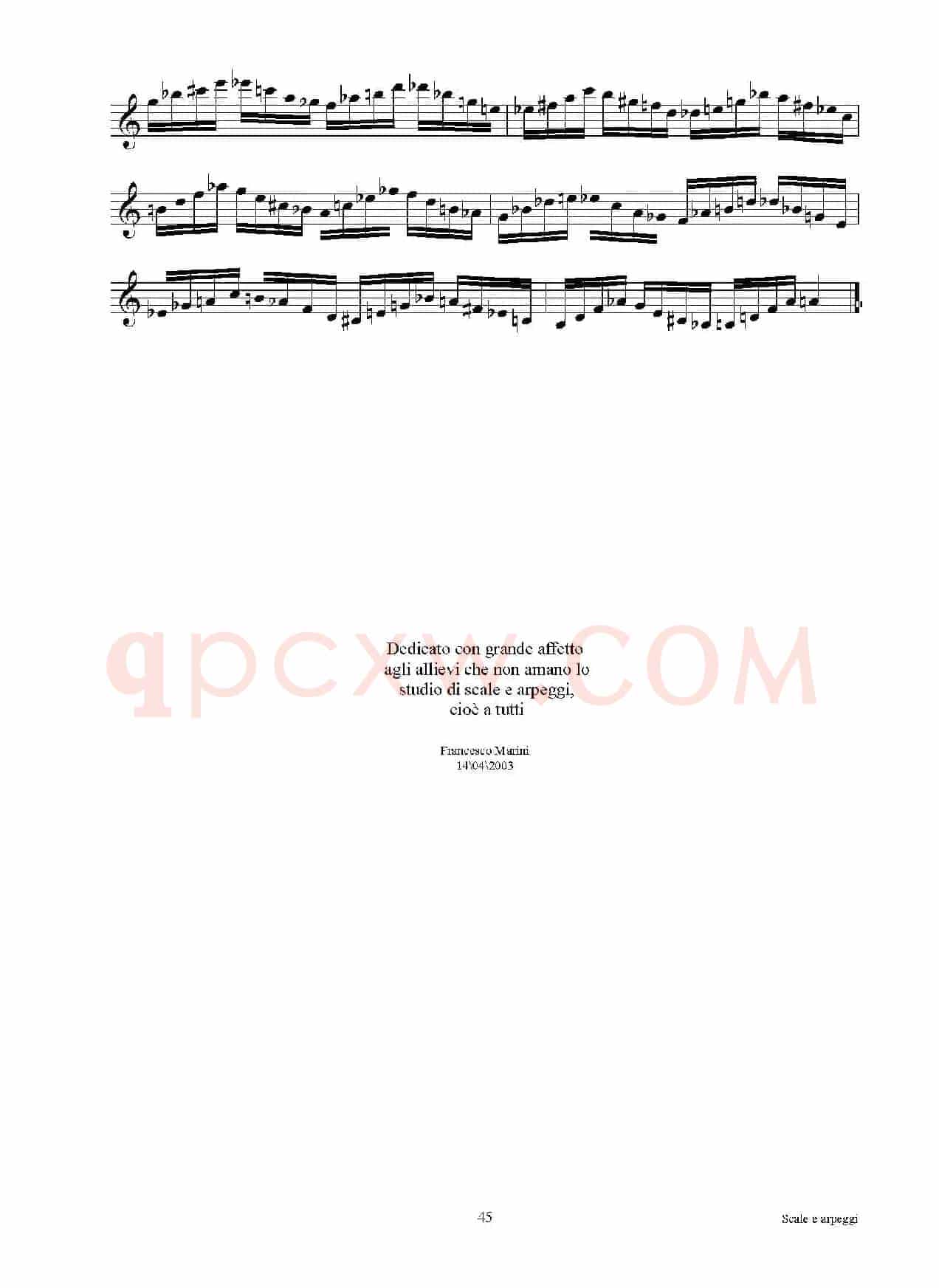 实用的萨克斯音阶练习曲集（P31——46）