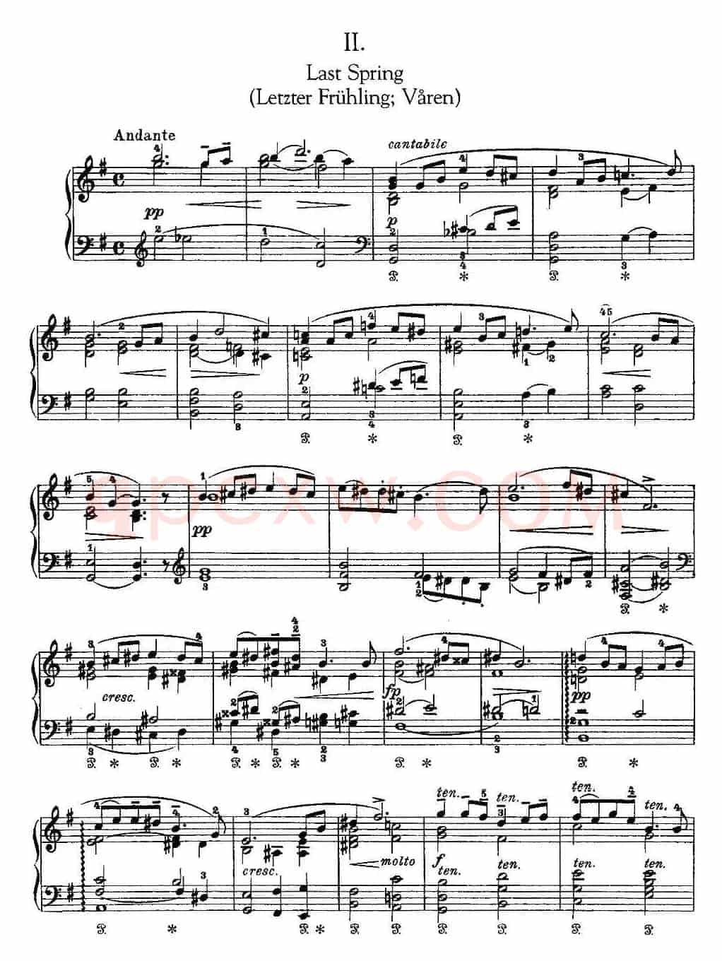 Elegiac Melodies Op.34