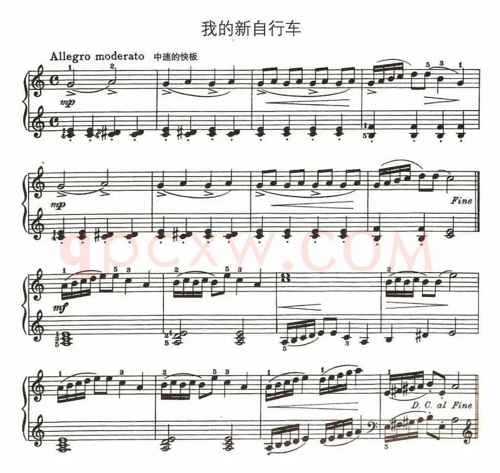 我的新自行车