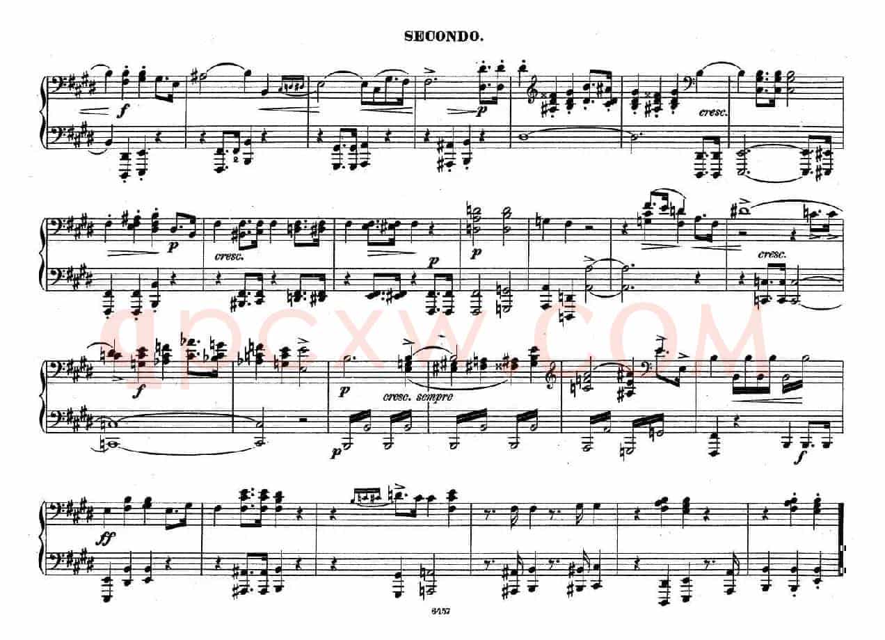 Zwolf Original-Compositionen fur Pianoforte zu 4 Handen Op.57(12首四手联弹小品·3)
