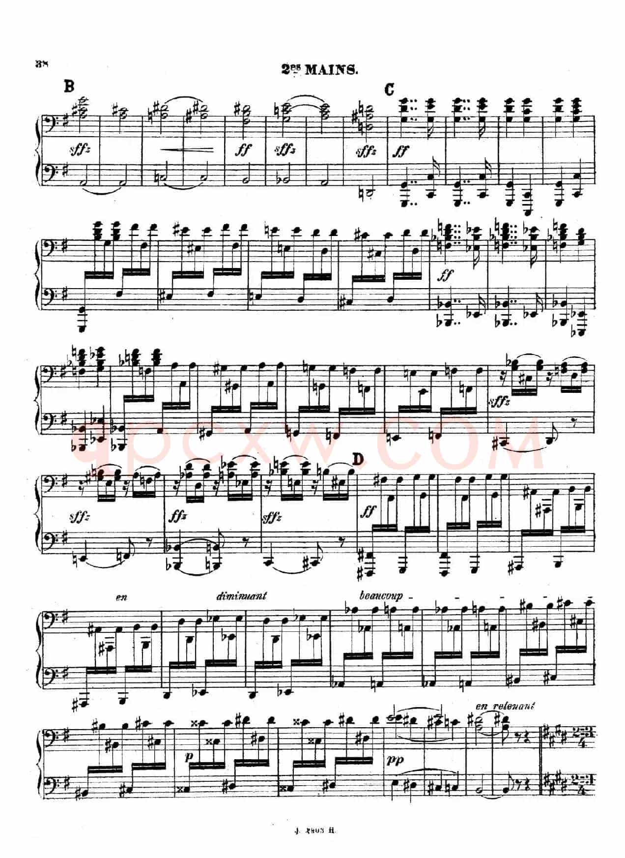 Symphony on a French Mountain Air Op.25(法国山歌交响曲·双钢琴·Ⅲ)