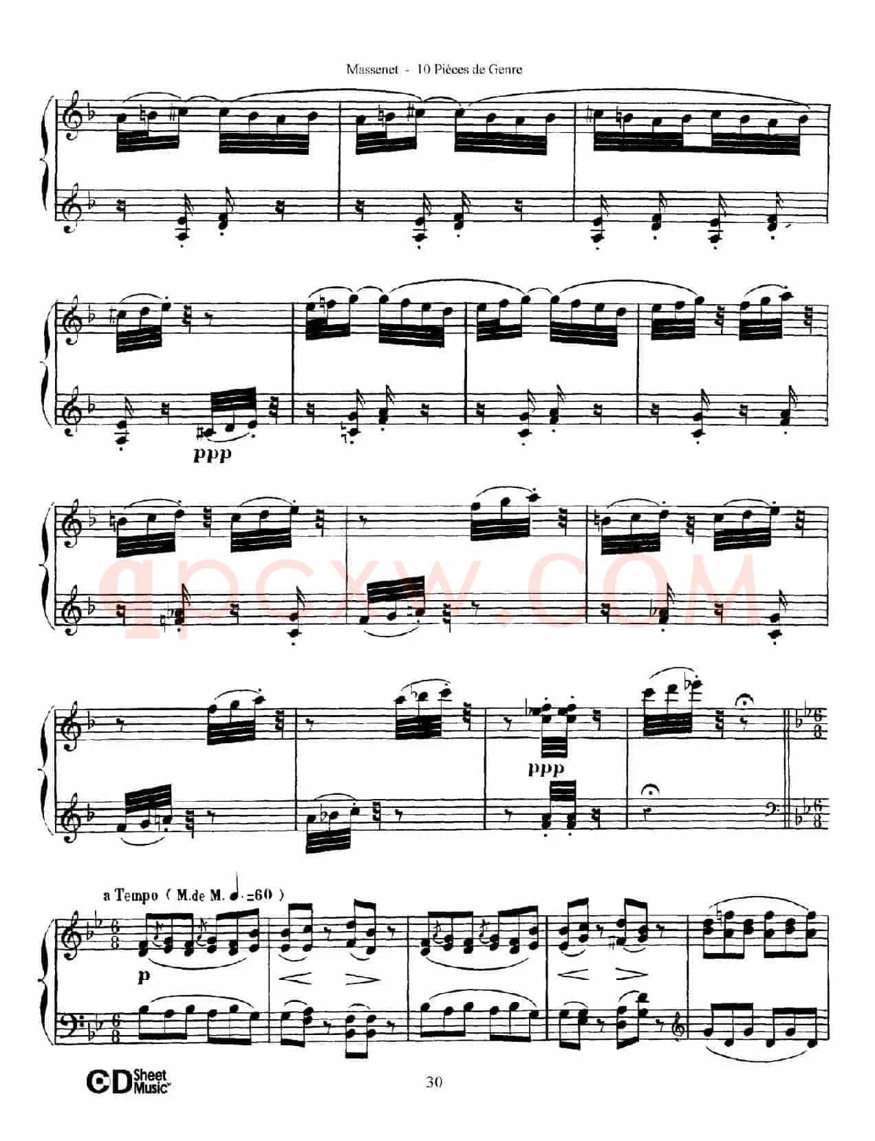 Dix Pièces de Genre Op.10(10首个性小品·Ⅷ)