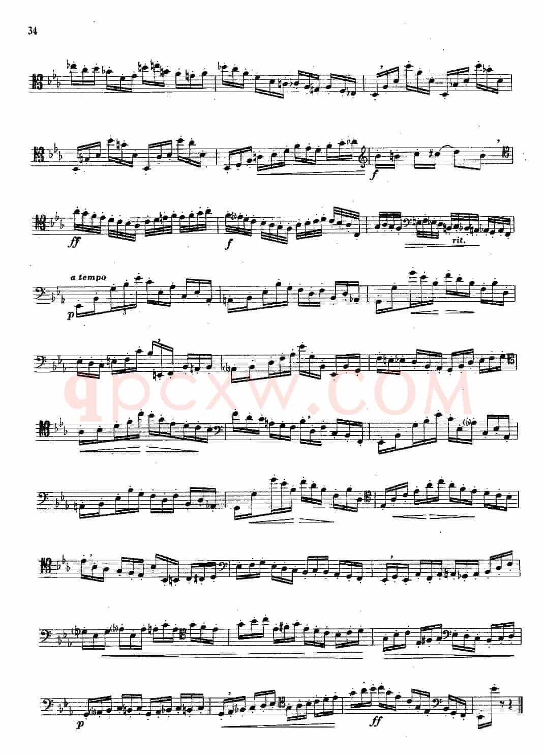 大管高级练习曲 第二部分 节奏练习（3）
