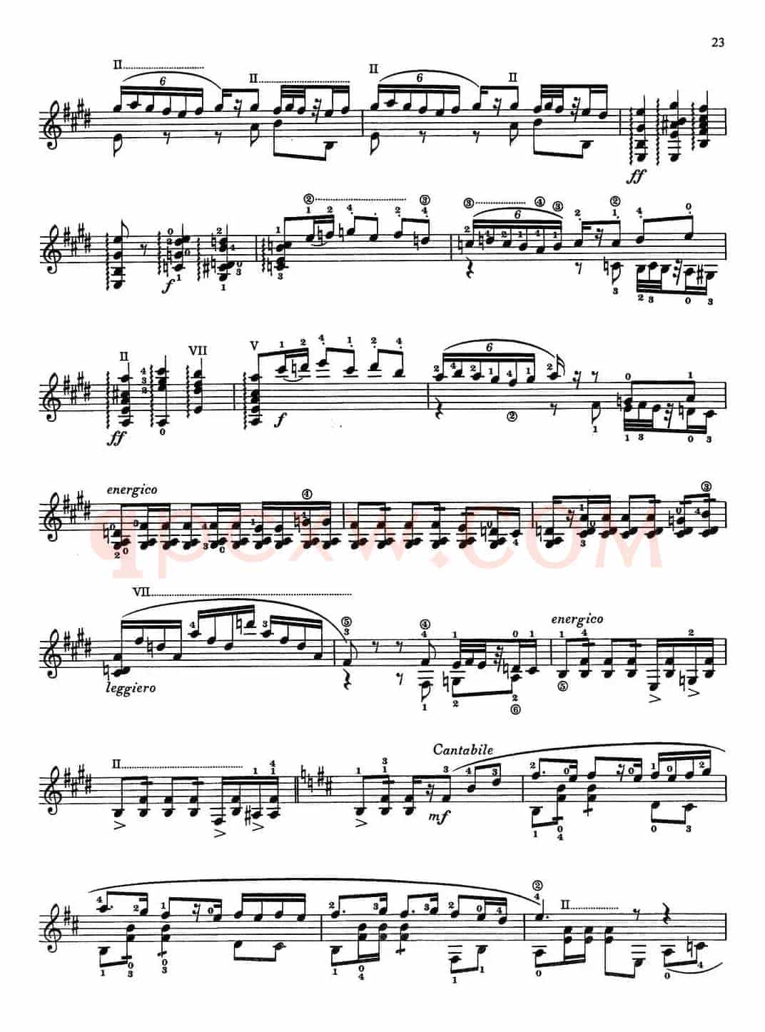 Joaquin Rodrigo Music for Guitar（罗德里戈吉他音乐P22-35）（古典吉他）