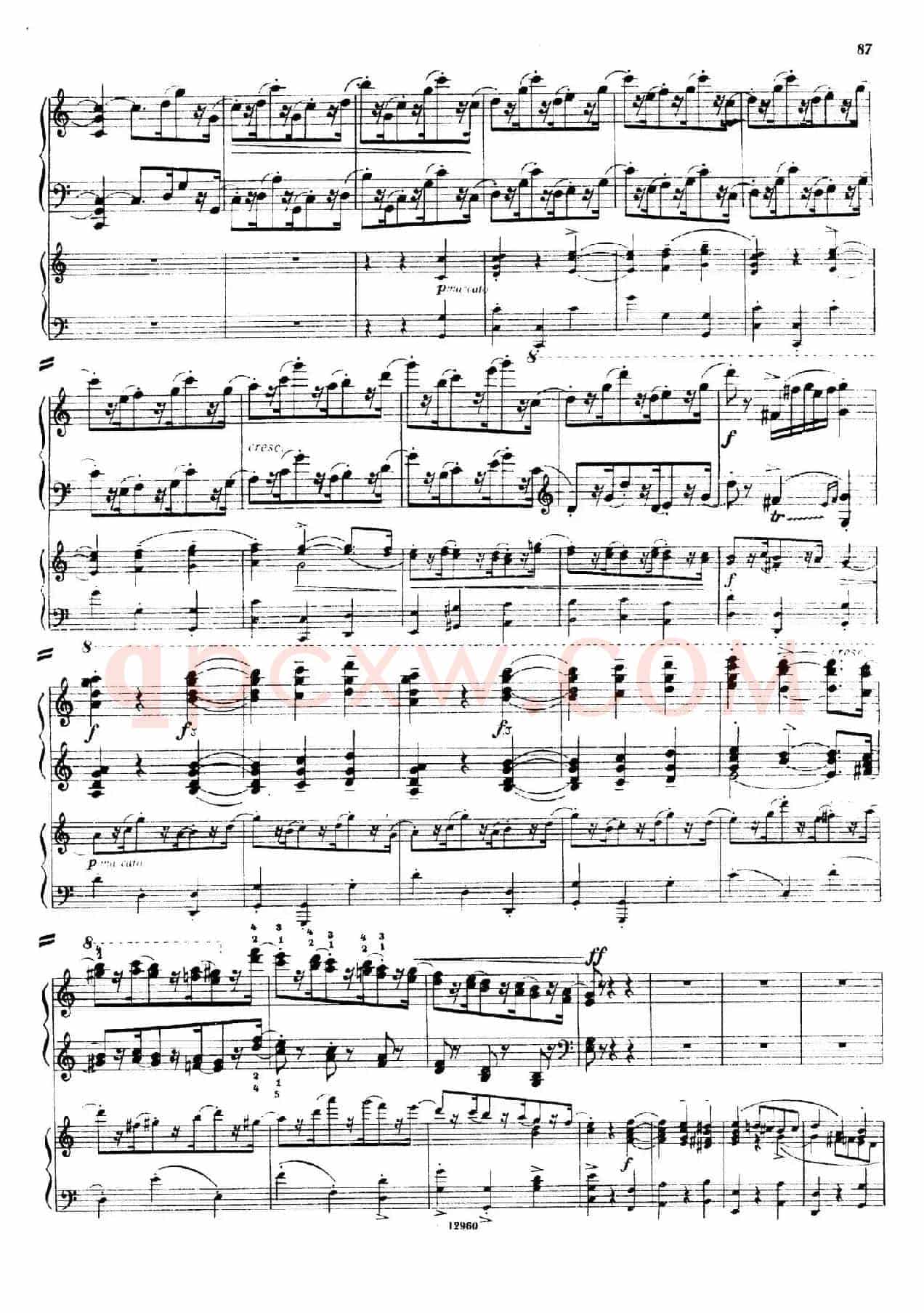 Piano Concerto No.2 in c Minor Op.50(c小调第二钢琴协奏曲·Ⅲ·双钢琴)