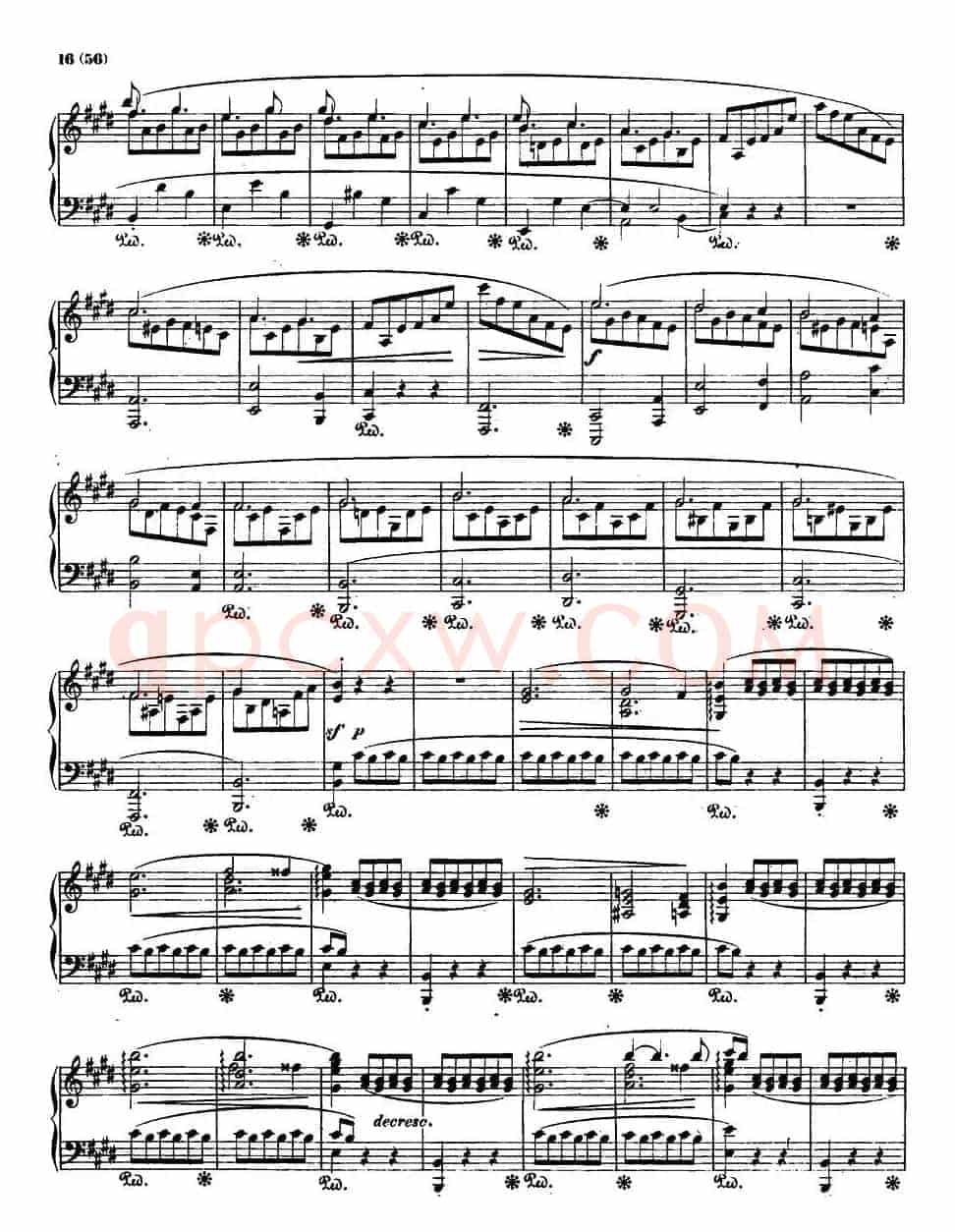 E大调钢琴谐谑曲Op.54(第四号)