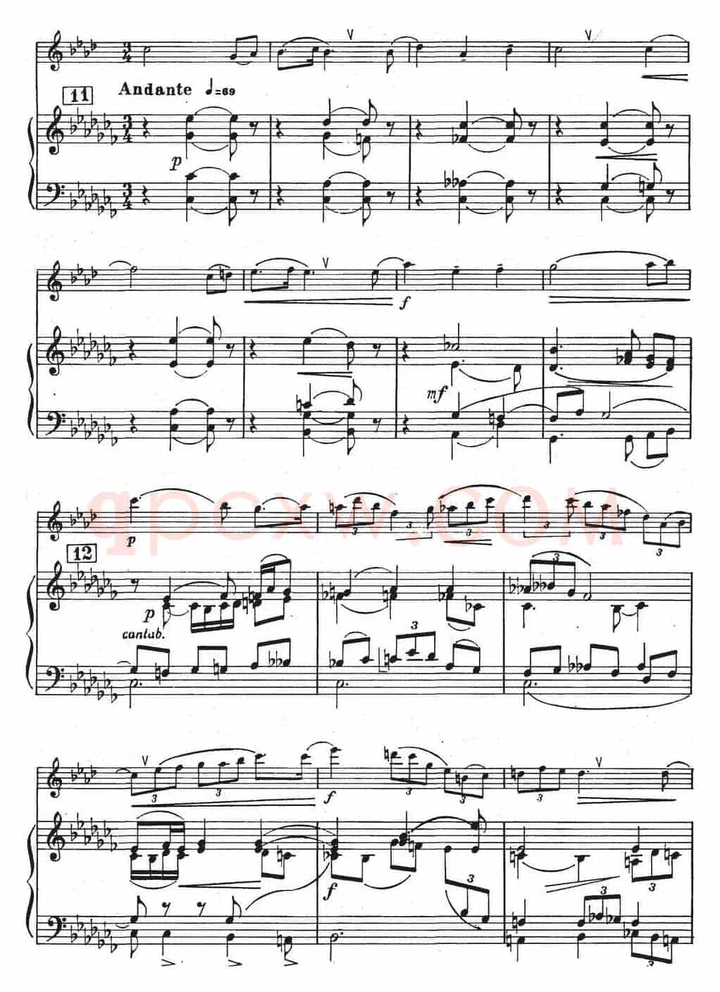 Glazunov Op.109（格拉组诺夫协奏曲Op.109）（萨克斯+钢琴伴奏）