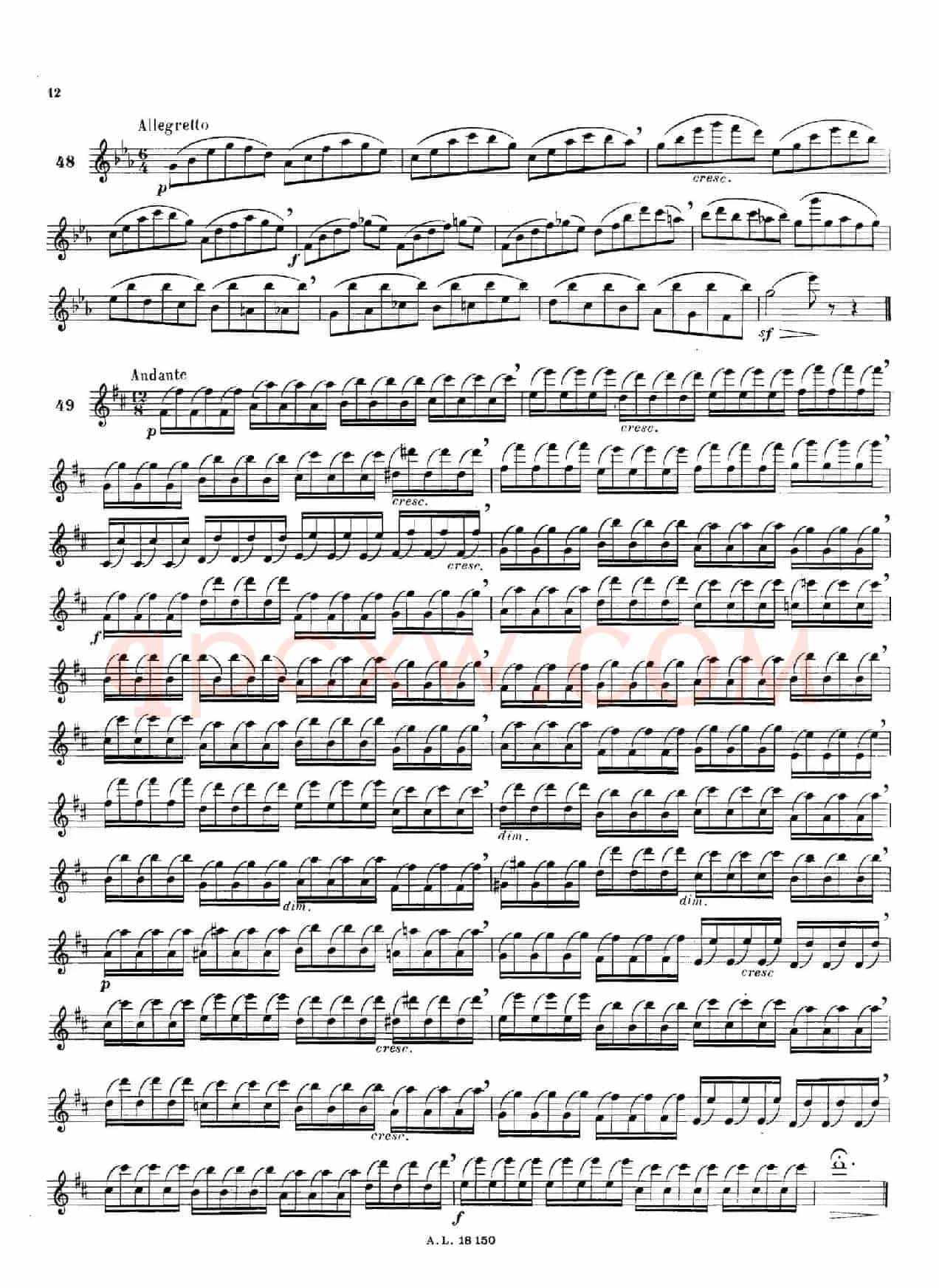 简易练习曲100首