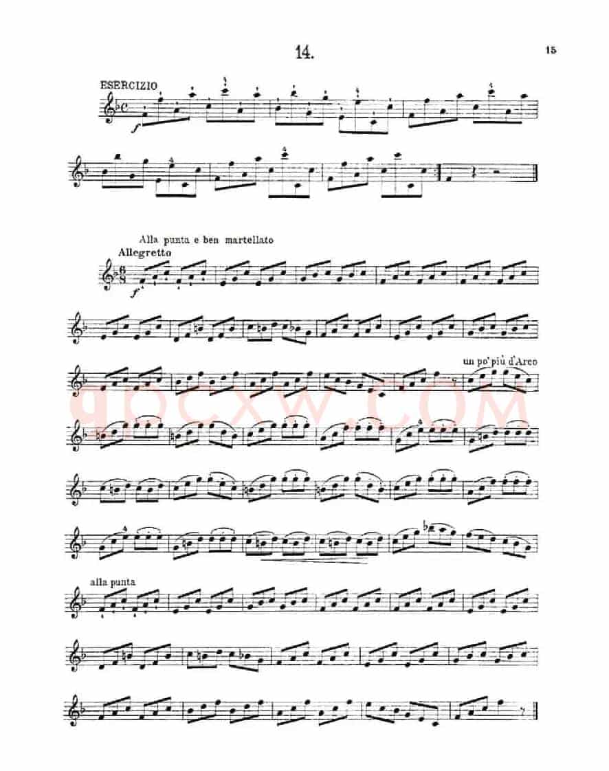 36 Studi Melodici E Facilissimi Op.48之11—20（36首容易旋律 作品.48）