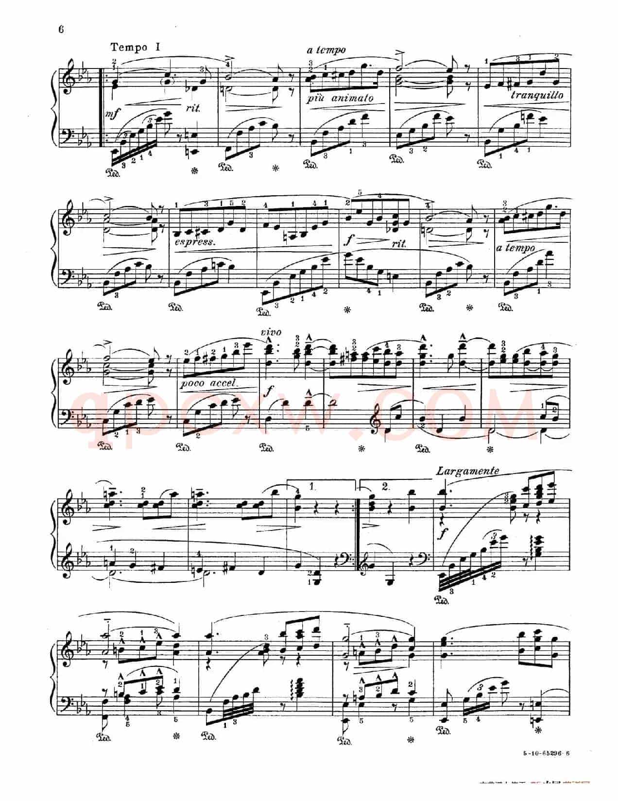 Valse Caprice in E-flat Major Op.53（降E大调随想圆舞曲）